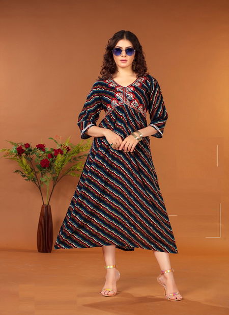 Muskan By Viyaa Aliya Cut Long Printed Kurtis Catalog
 Catalog